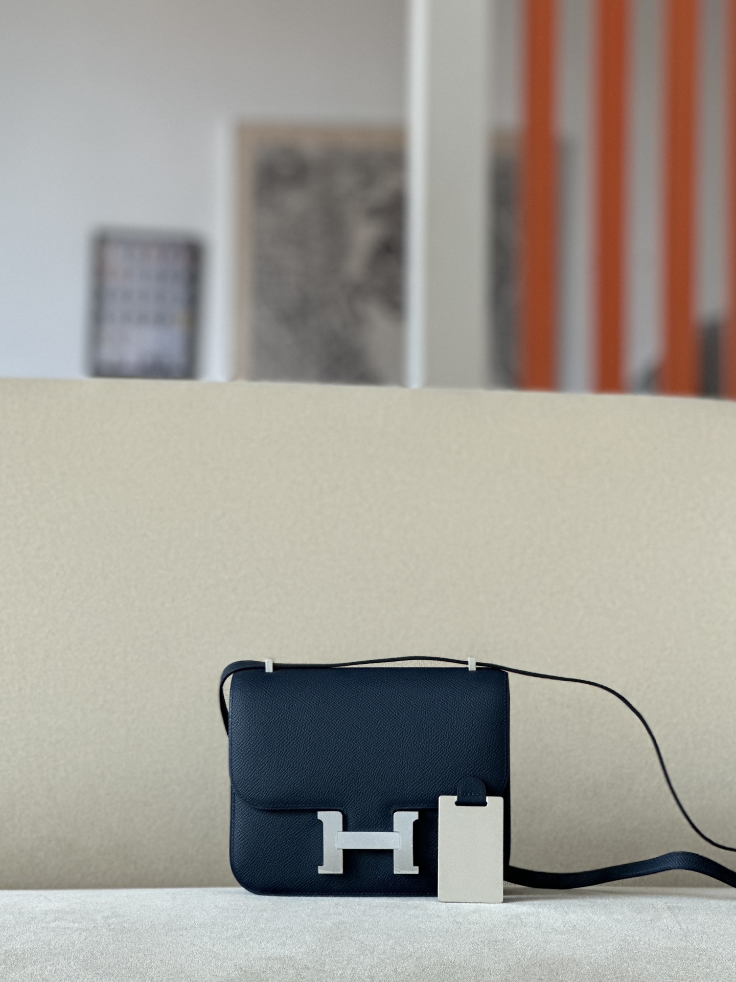 Constance 19 Epsom Blue Nuit(2Z) Palladium Hardware Constance 19 Epsom Blue Nuit(2Z) Palladium Hardware