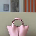 Picotin Lock 18 Clemence Rose Sakura(3Q) Palladium Hardware