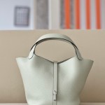 Picotin Lock 22 Clemence Vert Fizz (0S) Palladium Hardware