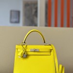 Kelly 28 Epsom Lime(9R) Palladium Hardware