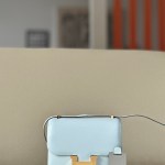 Constance 19 Epsom Blue Pale(08) Gold Hardware
