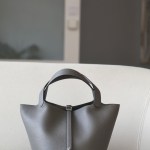 Picotin Lock 22 Clemence Etain(8F) Palladium Hardware