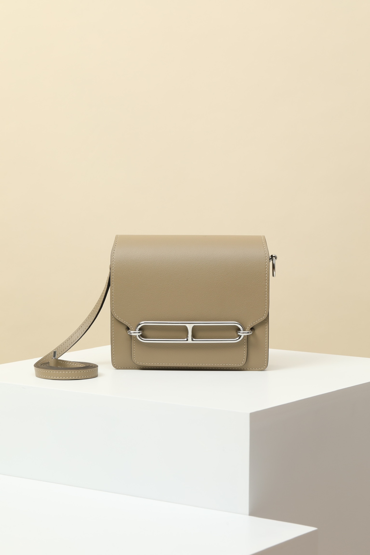 HSC-EE20E8DE97CD Roulis Mini Evercolor Beige Marfa (8Q) Palladium Hardware - Image 1