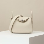 Lindy Mini Clemence Craie (10) Palladium Hardware
