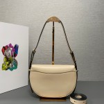 Prada Arqué Leather shoulder bag moon bag - Image 2
