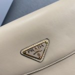 Prada Arqué Leather shoulder bag moon bag - Image 5