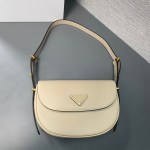 Prada Arqué Leather shoulder bag moon bag - Image 9