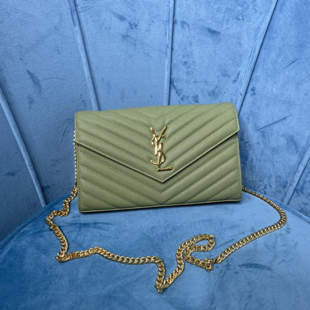 HSC-016ED3B8B190 YSL CASSANDRE MATELASSÉ CHAIN WALLET - Image 1
