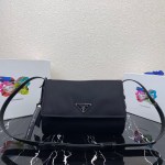 Prada Black Medium Padded Re-nylon Shoulder Bag