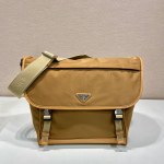 Prada Re-Nylon and leather shoulder bag