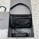 Balenciaga Men’s Le City Moto Small in Black