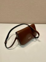 Prada Brushed leather mini-bag with shoulder strap - Image 3