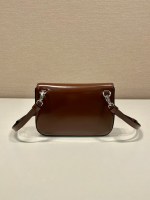 Prada Brushed leather mini-bag with shoulder strap - Image 4