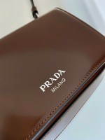 Prada Brushed leather mini-bag with shoulder strap - Image 8