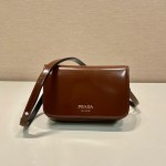 Prada Brushed leather mini-bag with shoulder strap