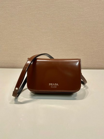 Prada Brushed leather mini-bag with shoulder strap