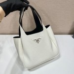 Prada Medium Leather Tote - Image 4