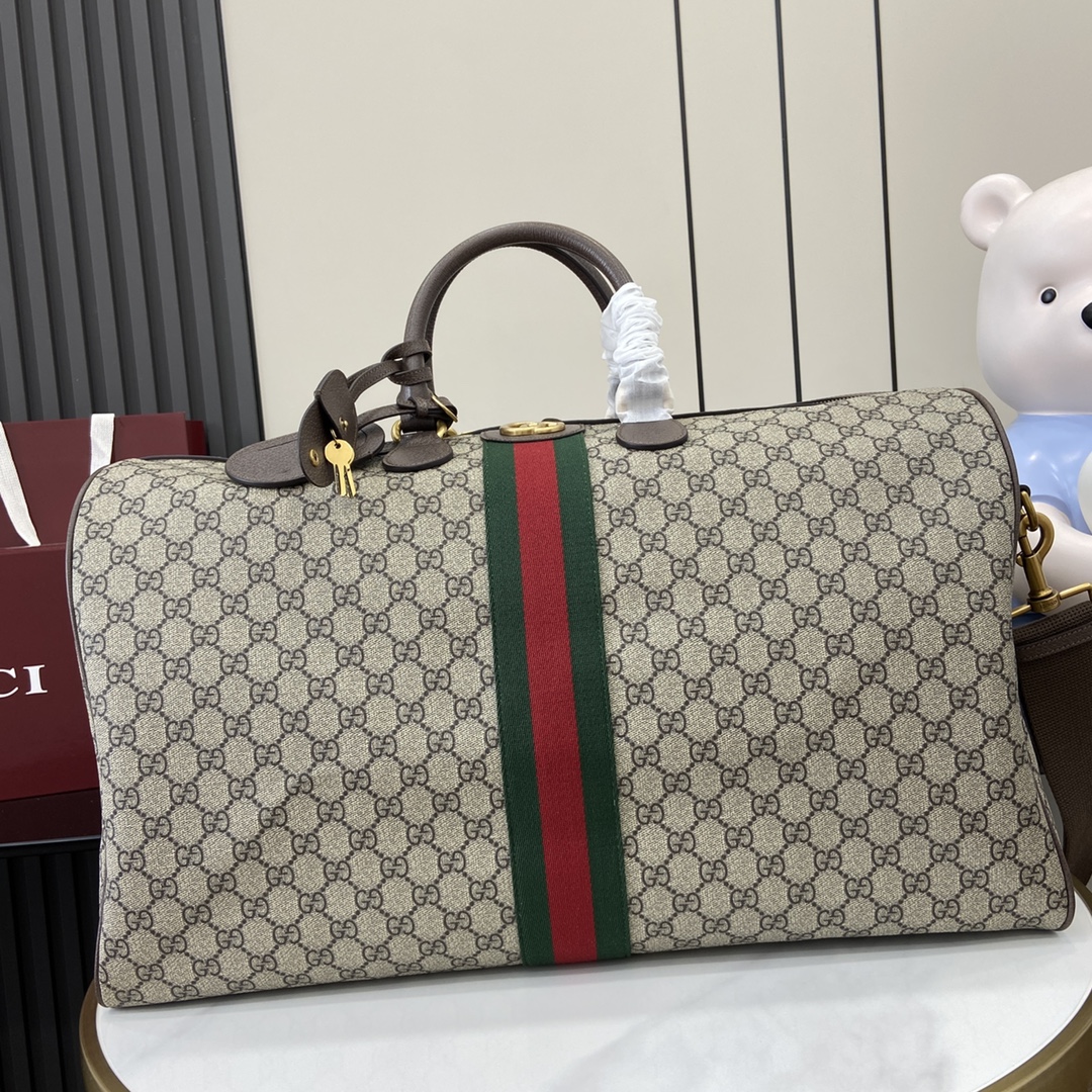 HSC-128B4357E262 GUCCI SAVOY LARGE DUFFLE BAG - Image 1