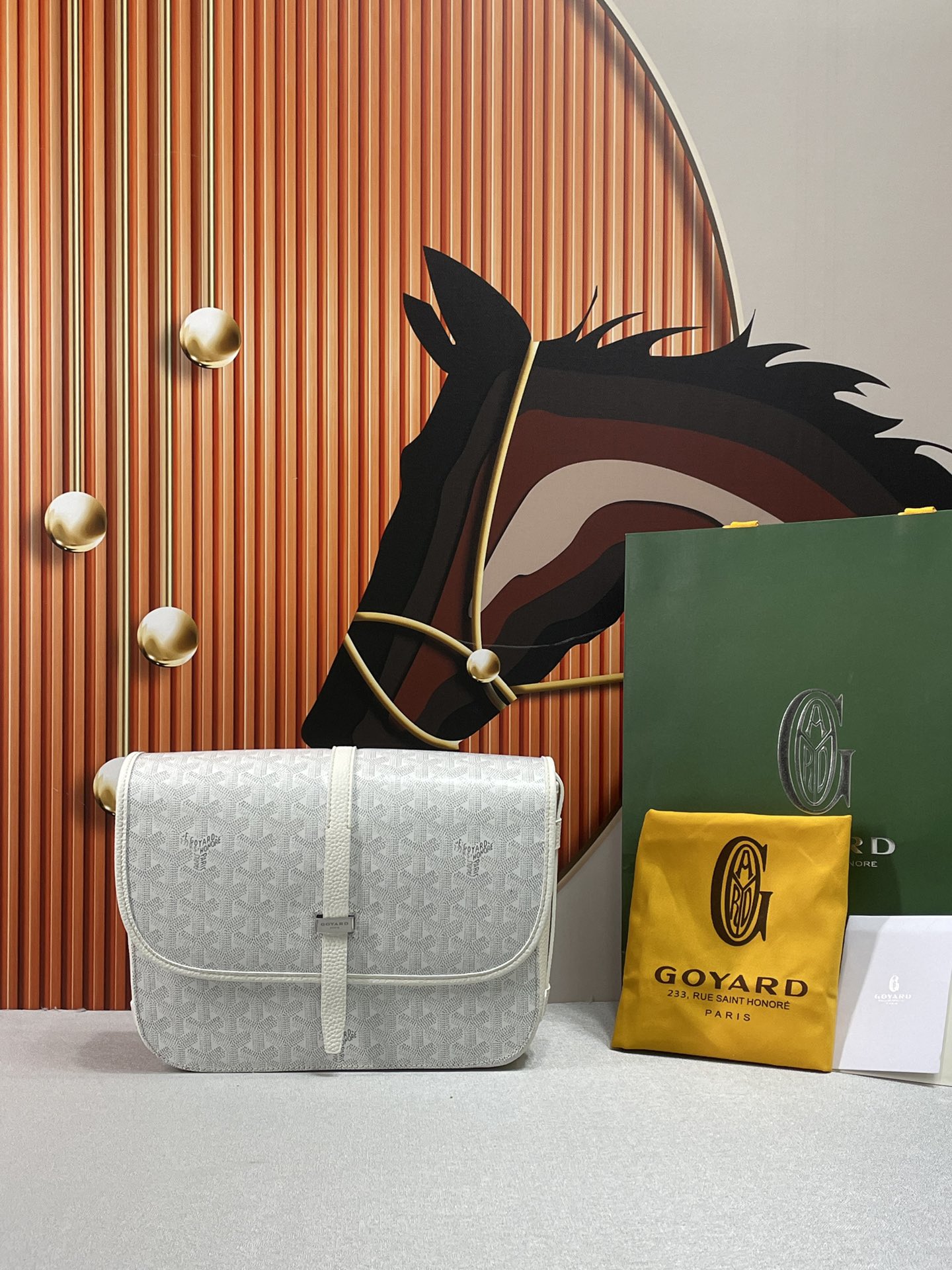 HSC-1A075F052AE2 Goyard Belvedere MM Bag - Image 1