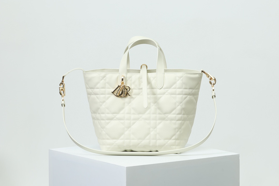 HSC-1ADB58862003 Medium Dior Toujours Vertical Tote Bag - Image 1