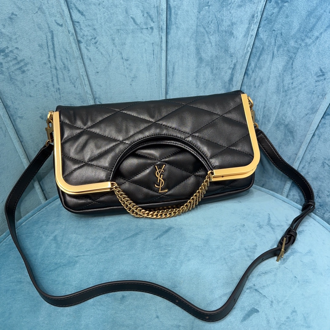 HSC-1B91078392D7 YSL 87 IN QUILTED LAMBSKIN - Image 1
