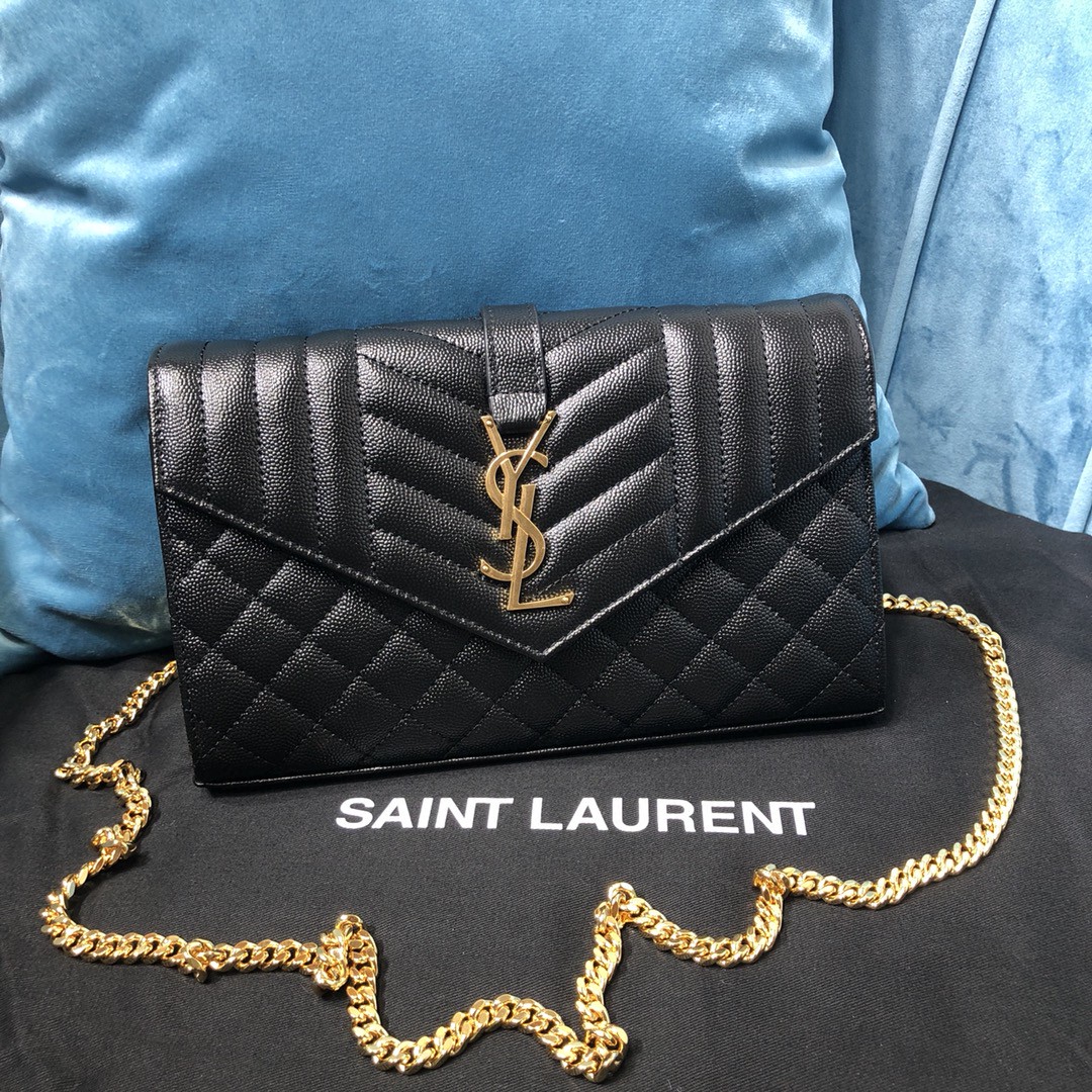 HSC-1BB34C5C9699 YSL ENVELOPE CHAIN WALLET - Image 1