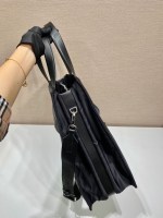 Prada Black Re-nylon Tote Bag - Image 6