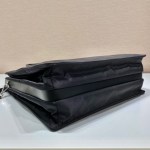 Prada Black Re-nylon Tote Bag - Image 7