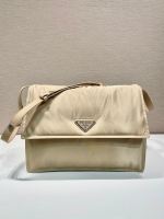 Prada Black Re-nylon Large Padded Shoulder Bag