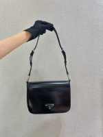Prada Brushed leather shoulder bag - Image 2