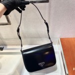 Prada Brushed leather shoulder bag - Image 3