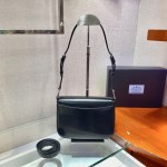 Prada Brushed leather shoulder bag - Image 5