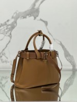 Prada Buckle medium leather handbag with belt - Image 2