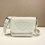 Leather bag with shoulder strap