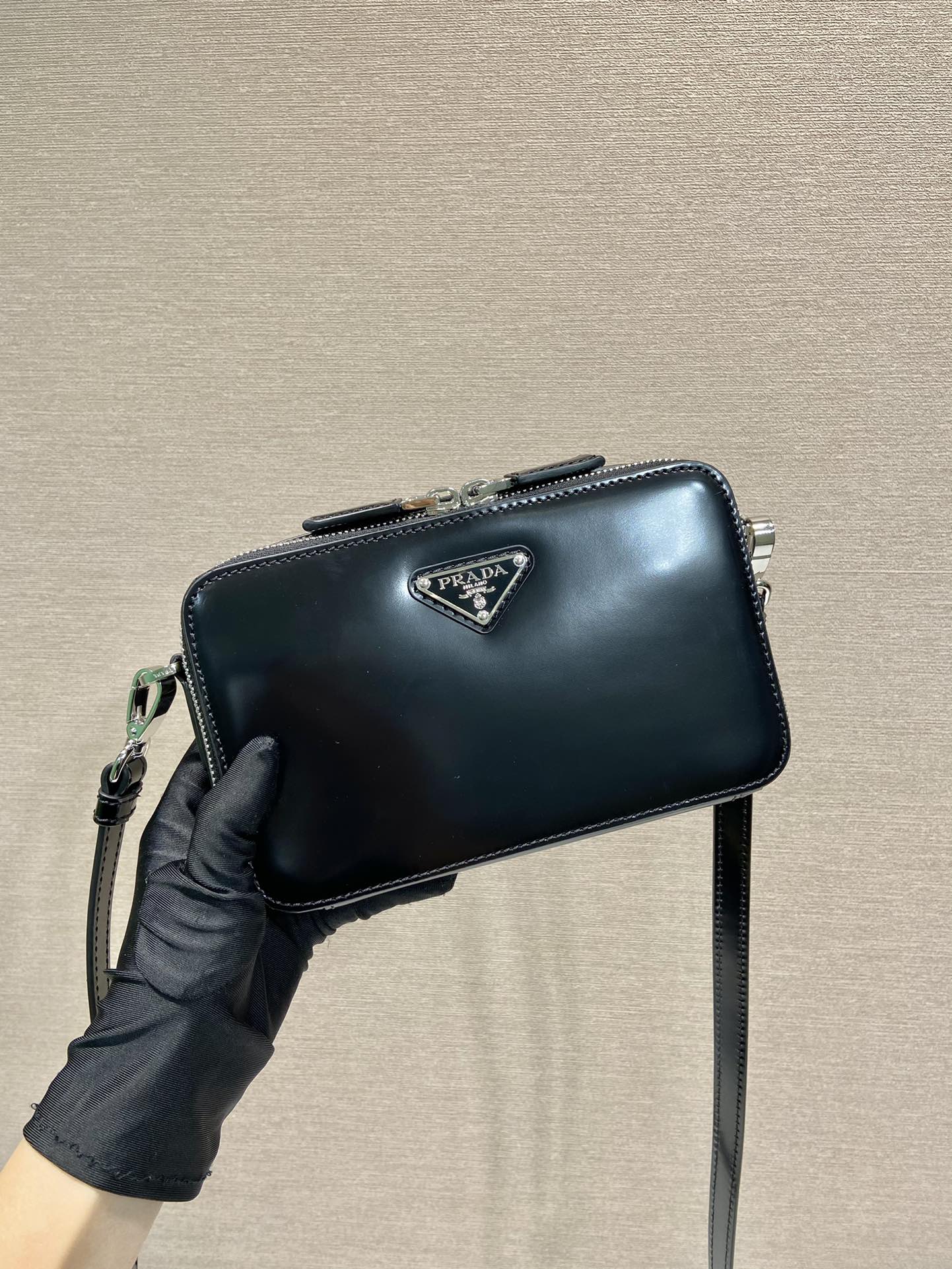 HSC-3009F821219B Prada Brique Saffiano leather bag - Image 1