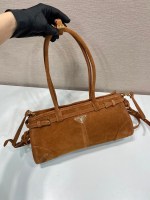 Prada Medium suede handbag - Image 2