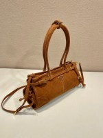 Prada Medium suede handbag - Image 3