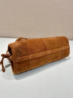 Prada Medium suede handbag - Image 6