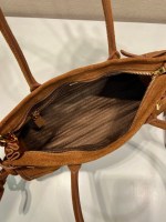 Prada Medium suede handbag - Image 8