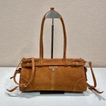 Prada Medium suede handbag