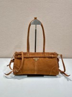 Prada Medium suede handbag