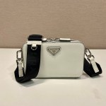 Prada Brique Saffiano leather bag