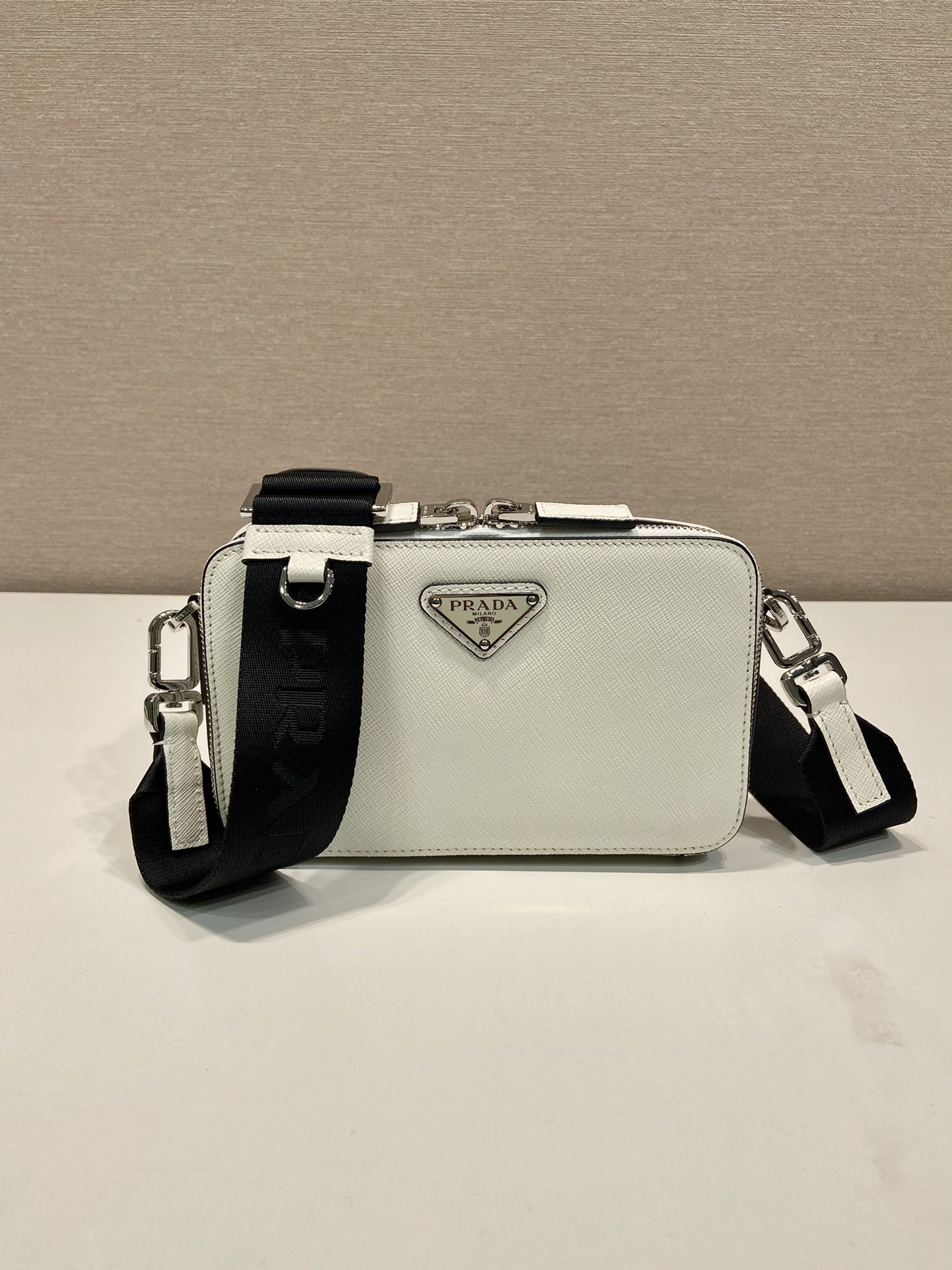 HSC-368A2A5E2B3A Prada Brique Saffiano leather bag - Image 1