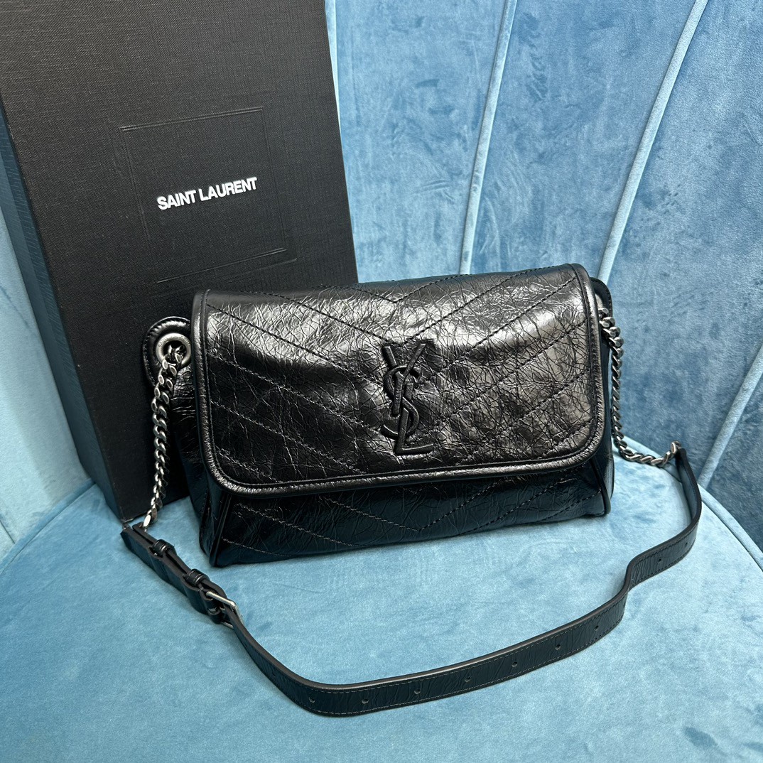 HSC-3A66E1A1BAC3 YSL Black Niki Medium bag - Image 1