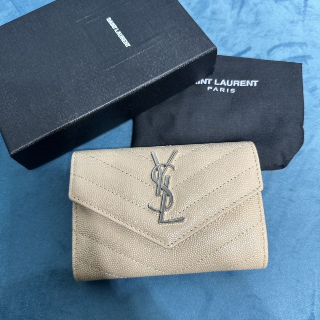 HSC-3AC02C04BF45 YSL CASSANDRE MATELASSÉ SMALL ENVELOPE WALLET - Image 1