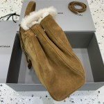 Balenciaga Women’s Rodeo Handbag Medium in Noce/white - Image 3