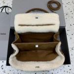Balenciaga Women’s Rodeo Handbag Medium in Noce/white - Image 6