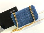 CELINE CHAIN SHOULDER BAG MATELASSE MONOCHROME - Image 3