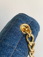 CELINE CHAIN SHOULDER BAG MATELASSE MONOCHROME - Image 6