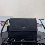 Prada Black Re-nylon Large Padded Shoulder Bag